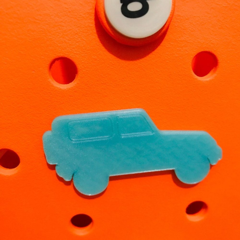 3D Printed Jeep Bogg Bag Bit Charms